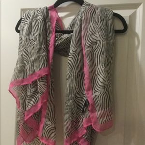 Zebra Print Scarf